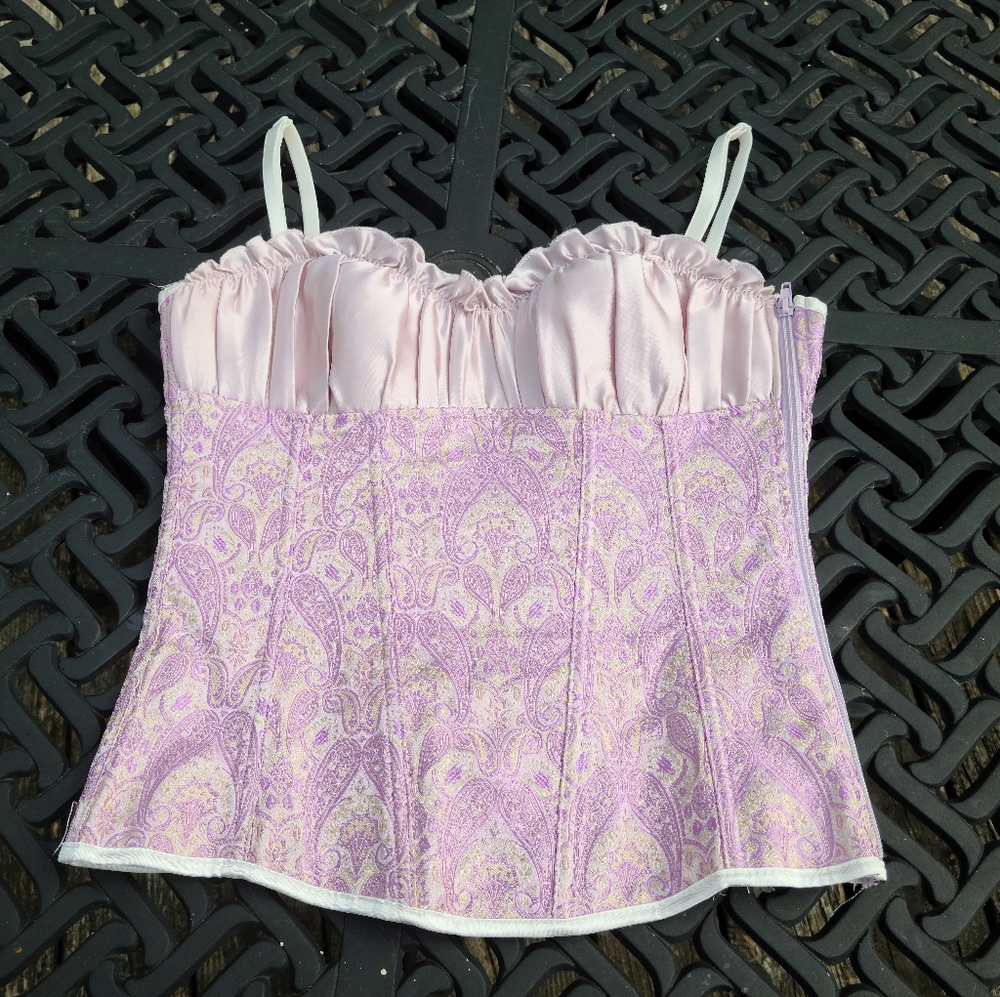 Paisley Corset Top